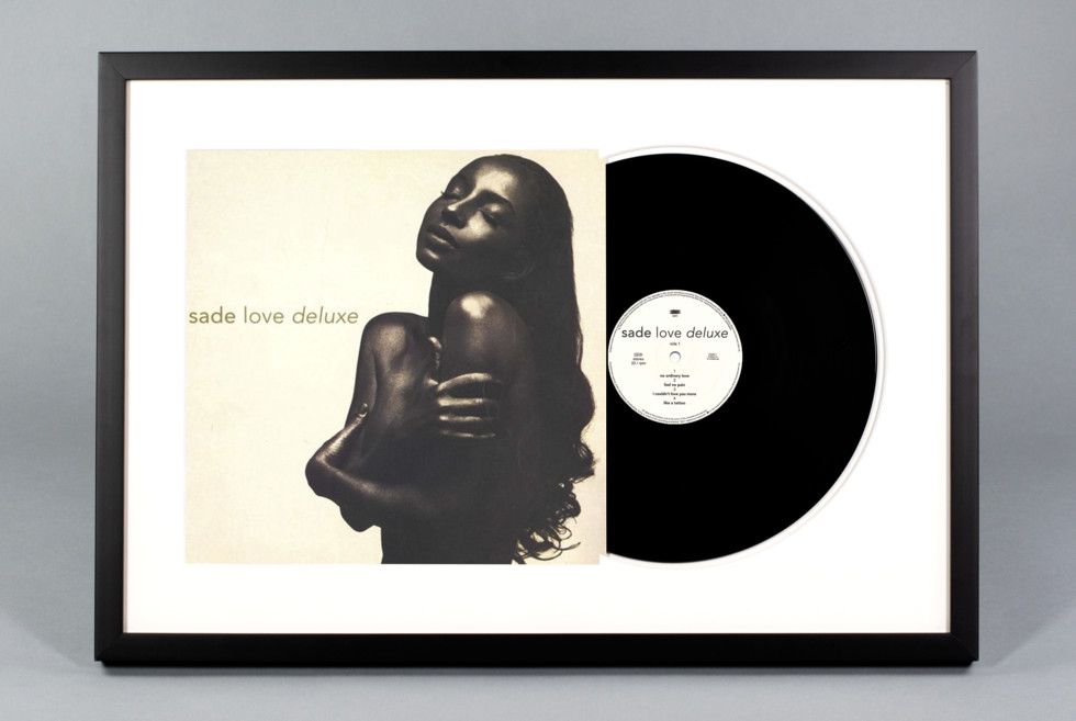 Love Deluxe by Sade Framed Vinyl Record